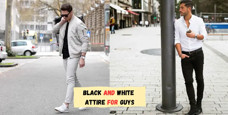 Black And White Attire For Guys